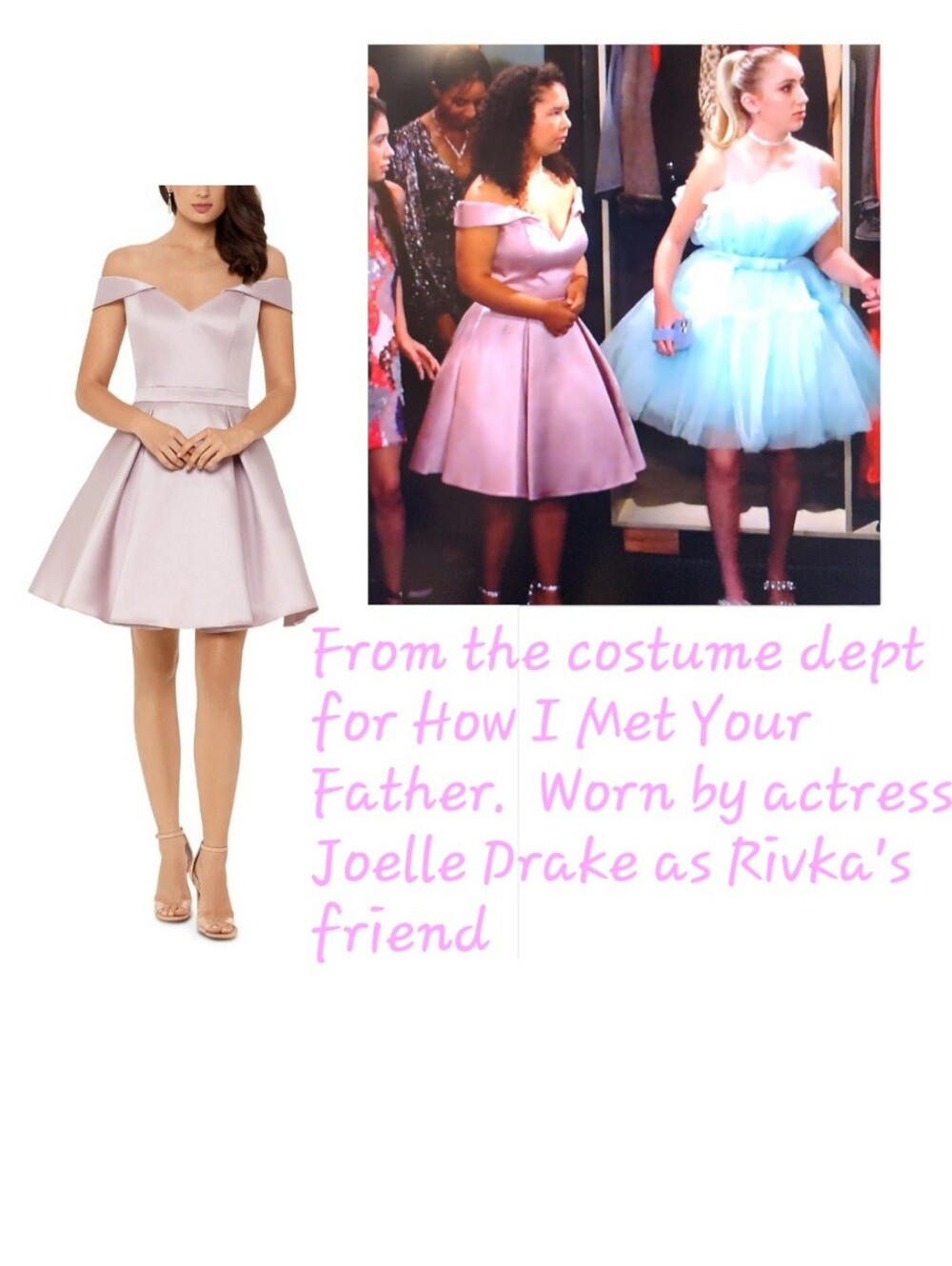 Xscape Mauve Fit And Flare Cocktail Dress Size 8